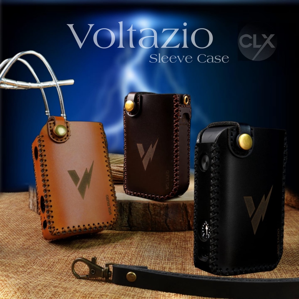 (Free Lanyard) Premium Sleeve Case Voltazio / leather sleeve casing voltazio casing