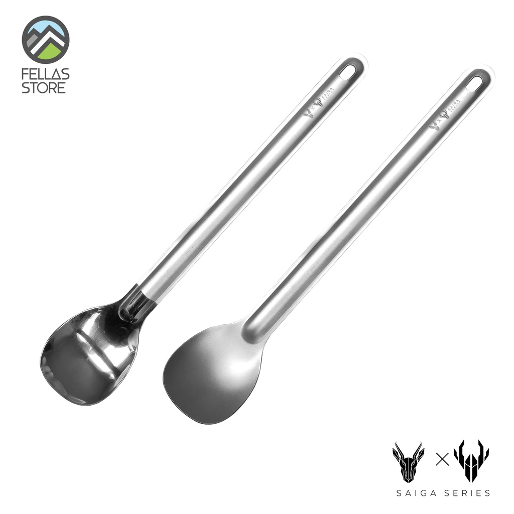 Saiga - Titanium Long Handle Spoon