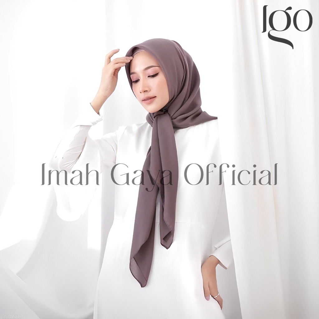Bella Square Polycotton 115 X 115 Jahit Neci Premium 50 Warna Hijab Segi Empat