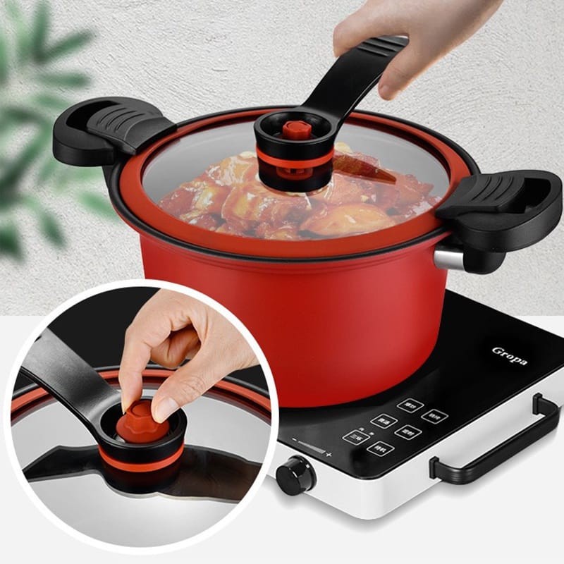Panci Presto QME Teflon Totipotent Micro Pressure Cooker Pot 22CM 3.5L
