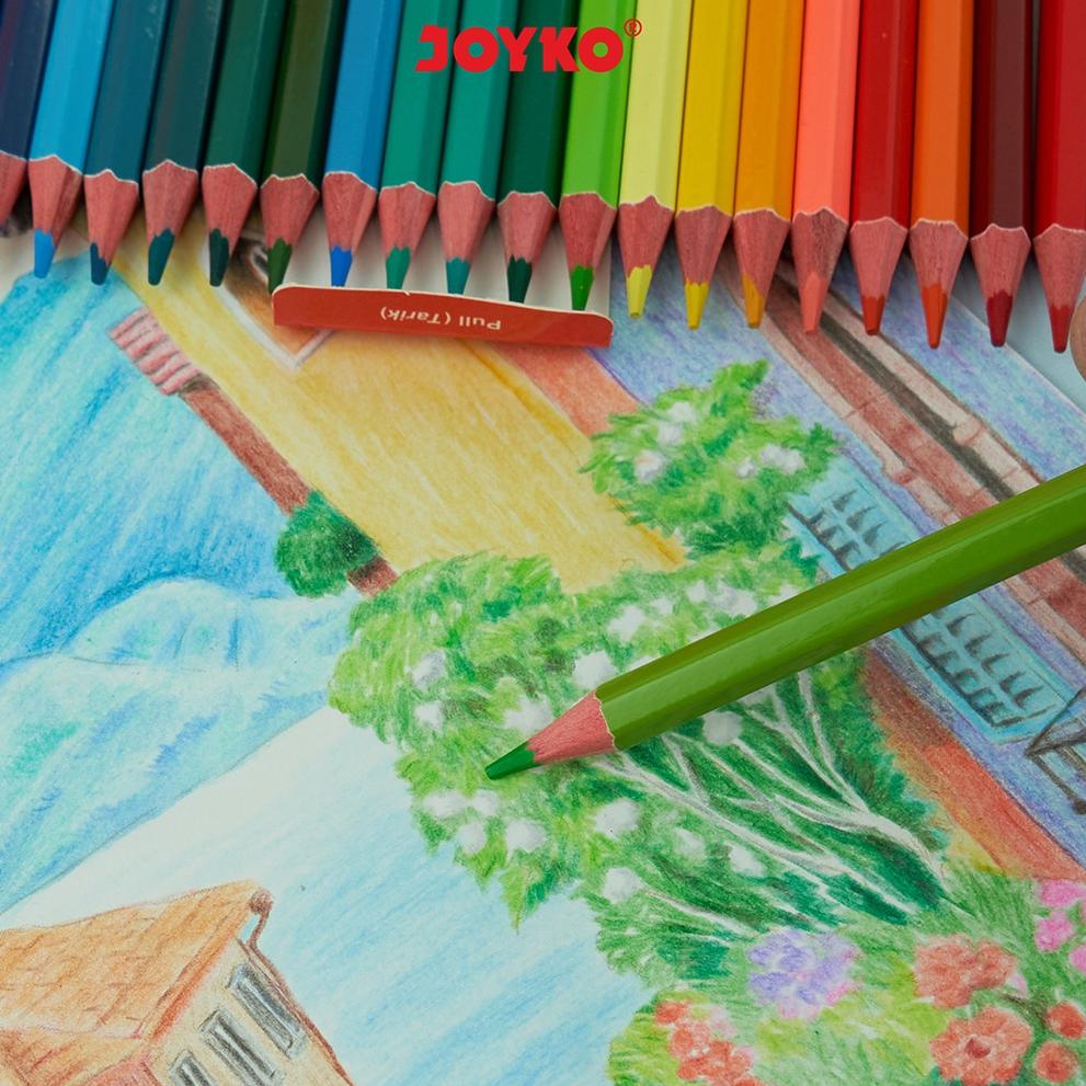 

Dijual Murah✭ Joyko Pensil Warna Superior Quality Color Pencils Hexagonal Grip 45 ↓