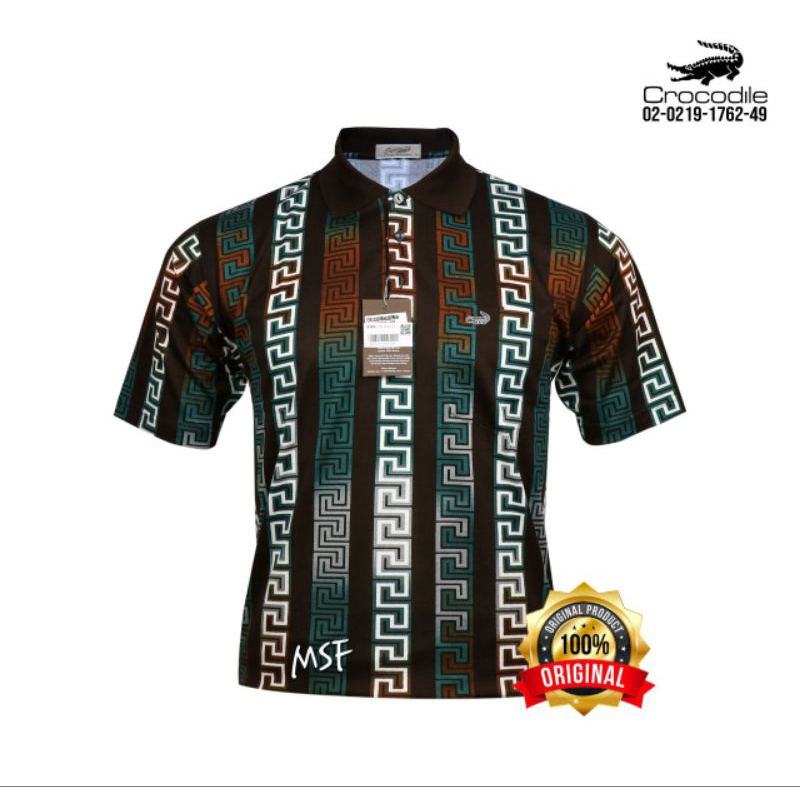 Kaos berkerah bapak Crocodile Platinum Crocodile Diamond 1762