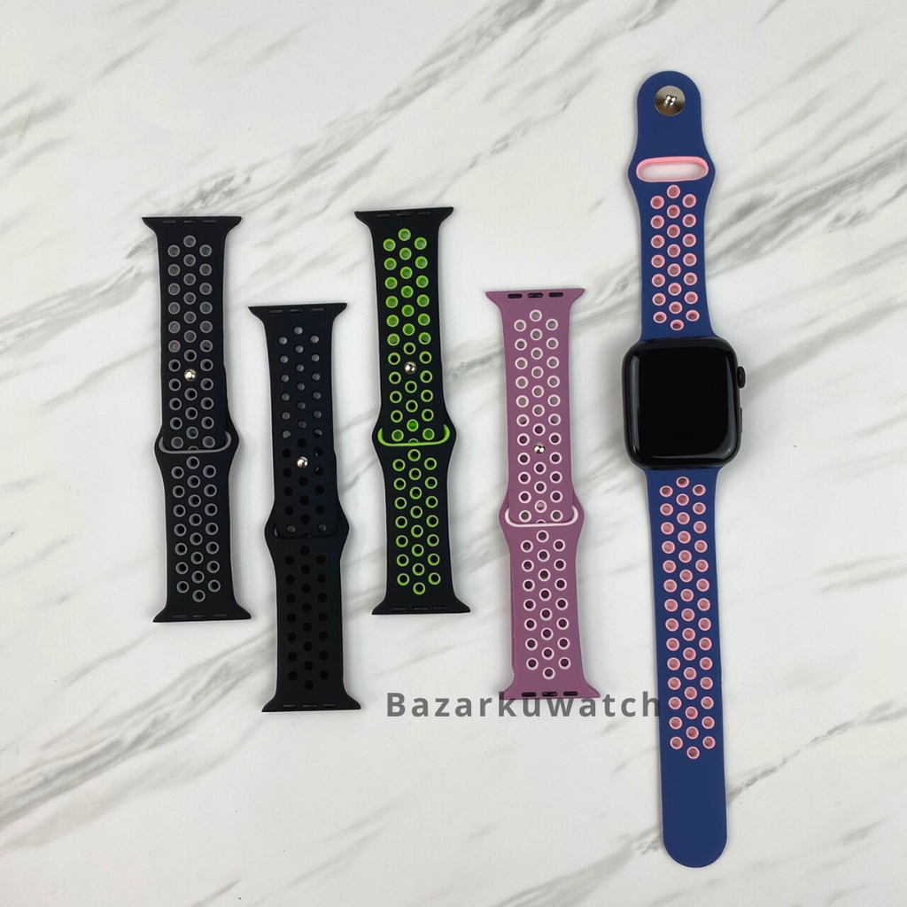 Strap Smartwatch Model Sport Size 38mm 40mm 41mm 42mm 44mm 45mm 49mm Strap Iwatch Strap T55 Tali Smartwatch