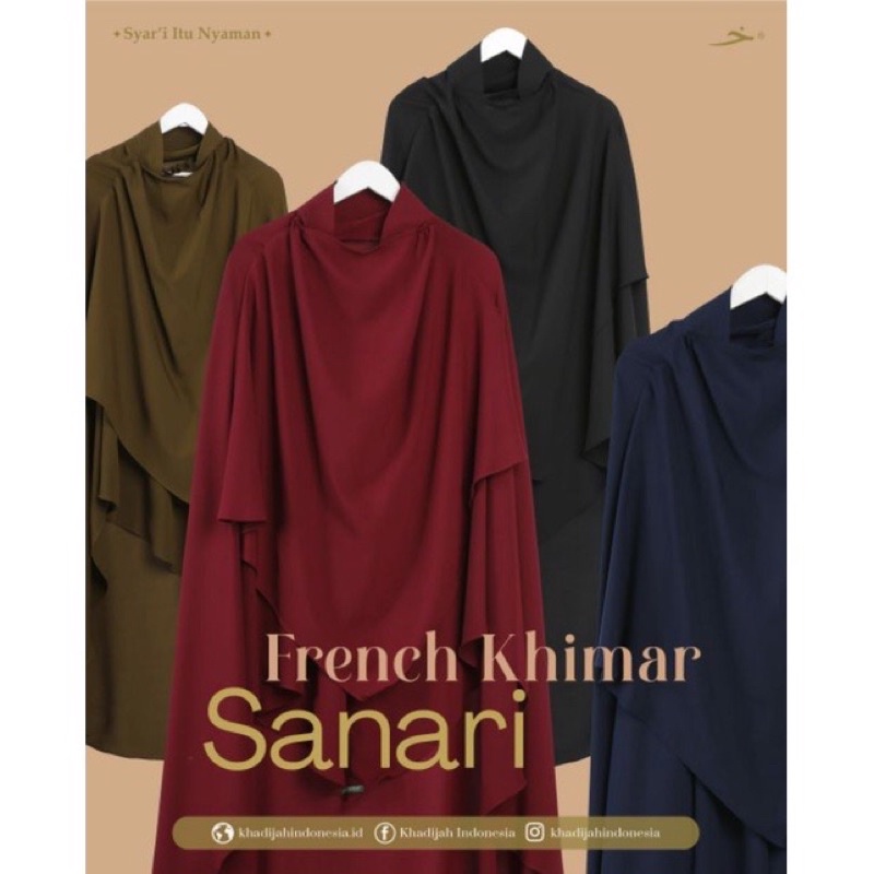 Kd fk Khimar Sanari ori by Khadijah