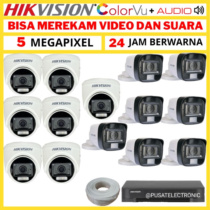 PAKET CCTV HIKVISION 16CHANNEL 14KAMERA