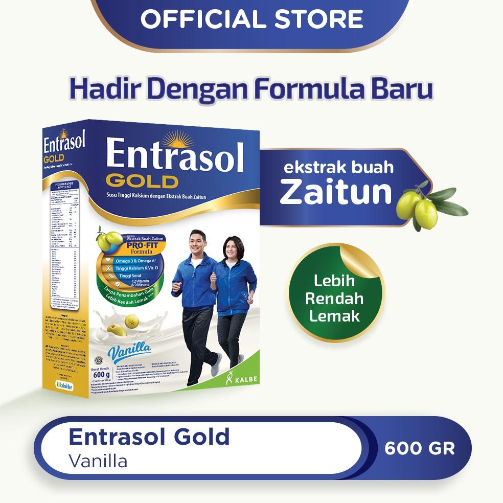 

[BAYAR DITEMPAT] ENTRASOL GOLD VANILLA 600 G