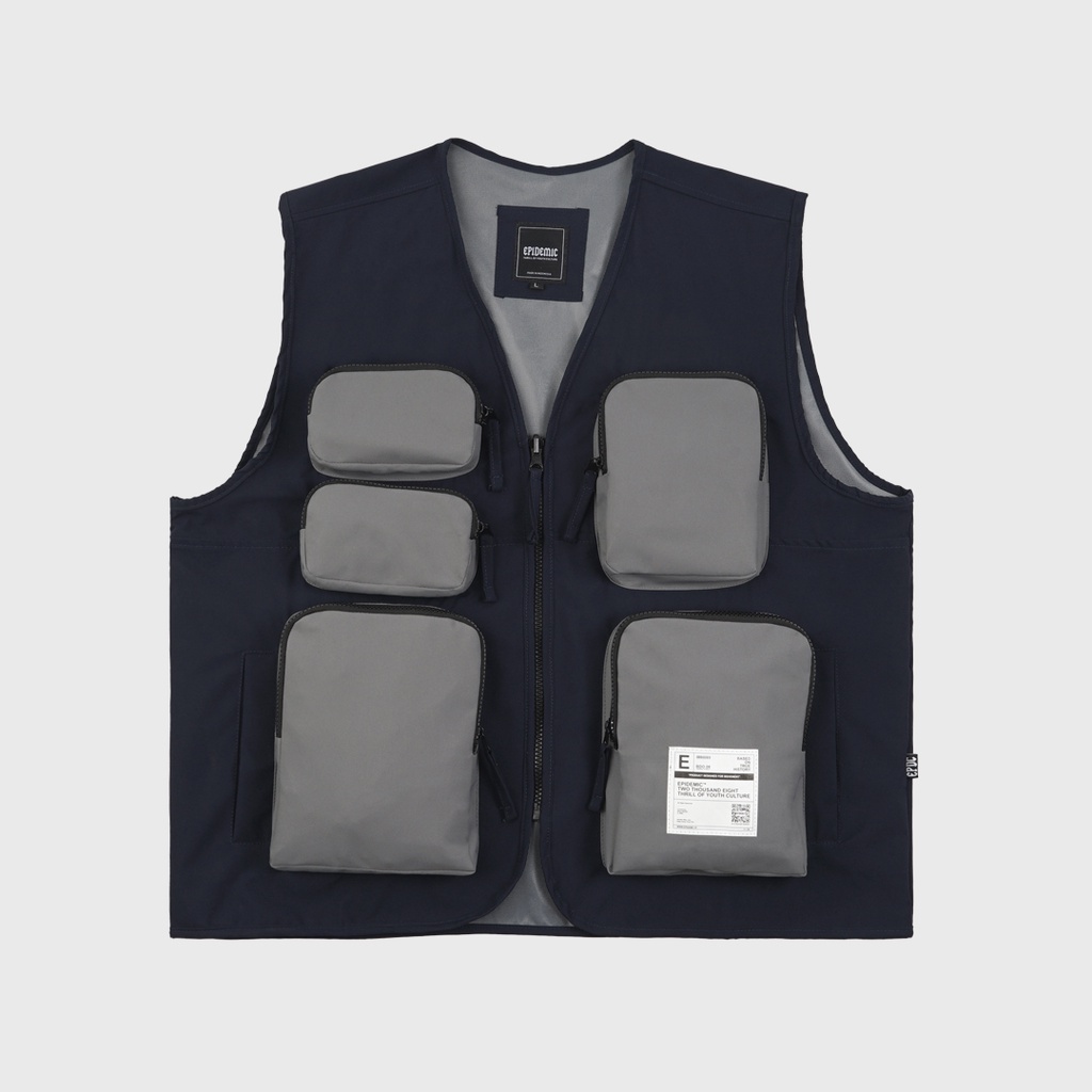 Epidemic Tactical Vest | Rompi Mokujin Dark Navy Gray