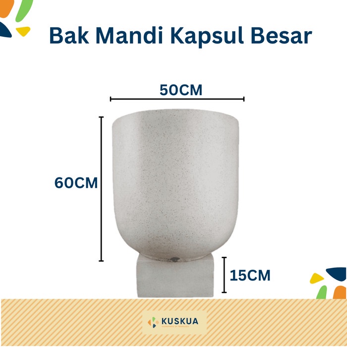 Bak Promo Bak Mandi Terazzo Tipe Kapsul Besar