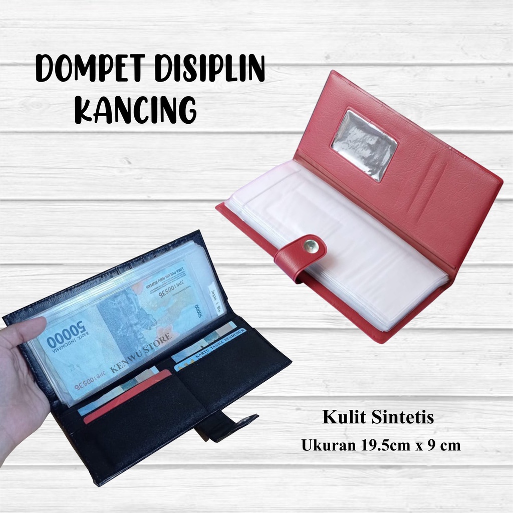 Dompet Displin KANCING mini/Dompet Keuangan Bulanan/Dompet Wallet Mini 32 SLOT