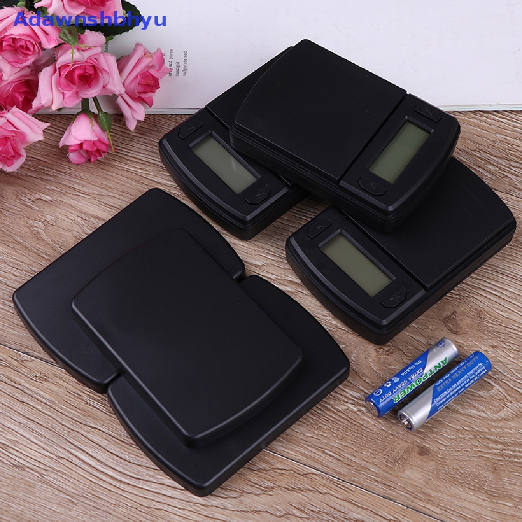 Adhyu Presisi Tinggi 500g/200g/100g Timbangan Digital mini Perhiasan Emas Keseimbangan Gram LCD  Id
