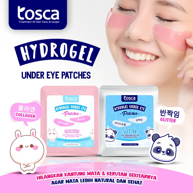 PENGHILANG KANTUNG MATA &amp; KERUTAN MATA - TOSCA HYDROGEL UNDER EYE PATCHES