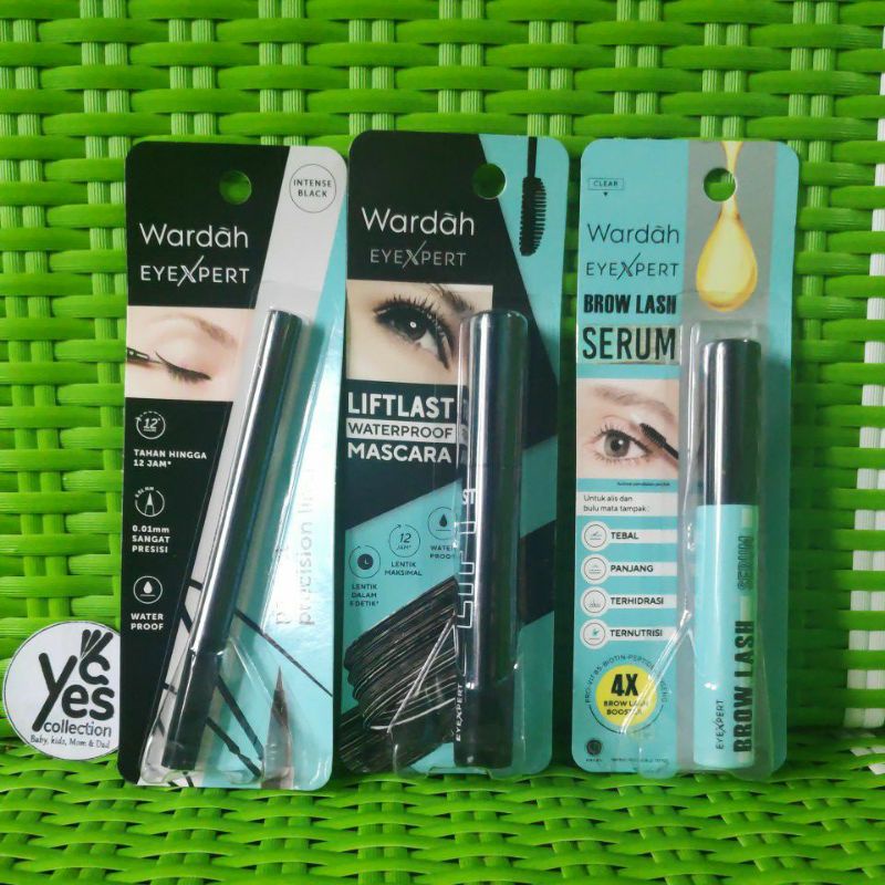 Wardah EyeXpert Series | Mascara Waterproof | Perfect Precision Liner | Brow Last Serum | Eyeliner Maskara Pensil Alis makeup mata