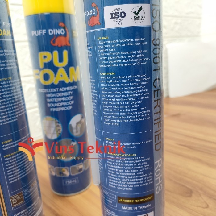 Cairan Busa Puff Dino Pu Foam Polyurethane Poam 750Ml