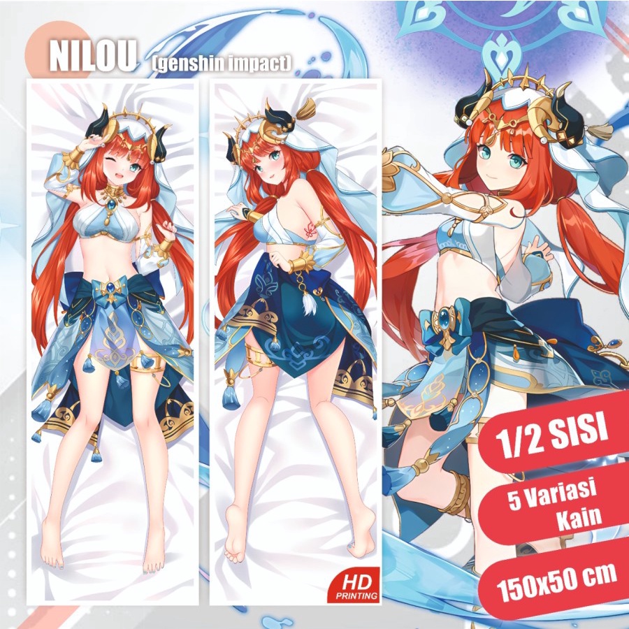 Dakimakura Nilou Genshin Impact 150x50 cm (Cover Only)