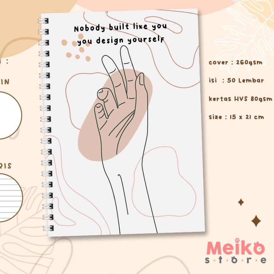

Barang Baru BUKU TULIS - BUKU CATATAN - NOTEBOOK JURNAL A5 Quotes Aesthetic - by Meiko Store 66D.