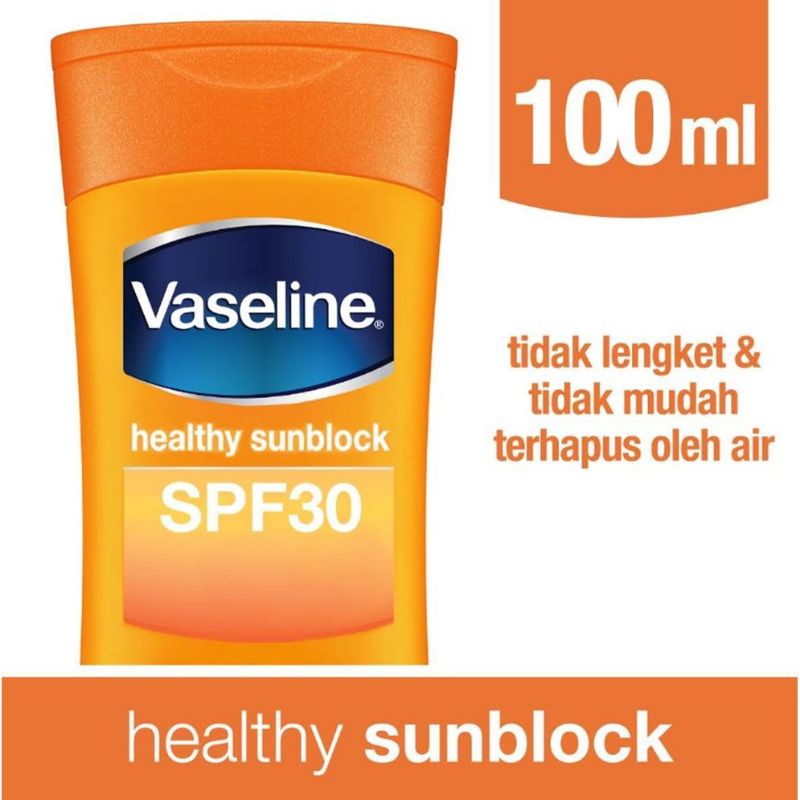Vaseline Hand Body Lotion Sunblock SPF 30 100mL/Sunblock Vaseline