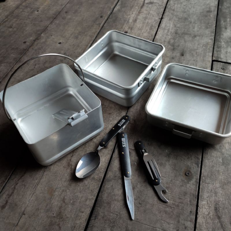 NESTING CONSINA ALAT MASAK CAMPING COOKING SET