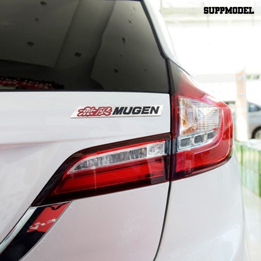 [Auto] Mugen Huruf Mobil Styling Sticker Decal 3D Metal Badge Emblem Decor Untuk