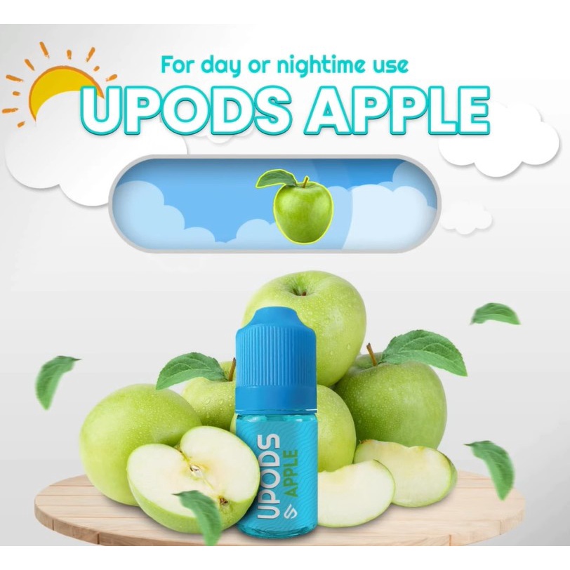 AUTHENTIC 100% LIQUID UPODS PODS FRIENDLY APPLE FREEZE 30ML