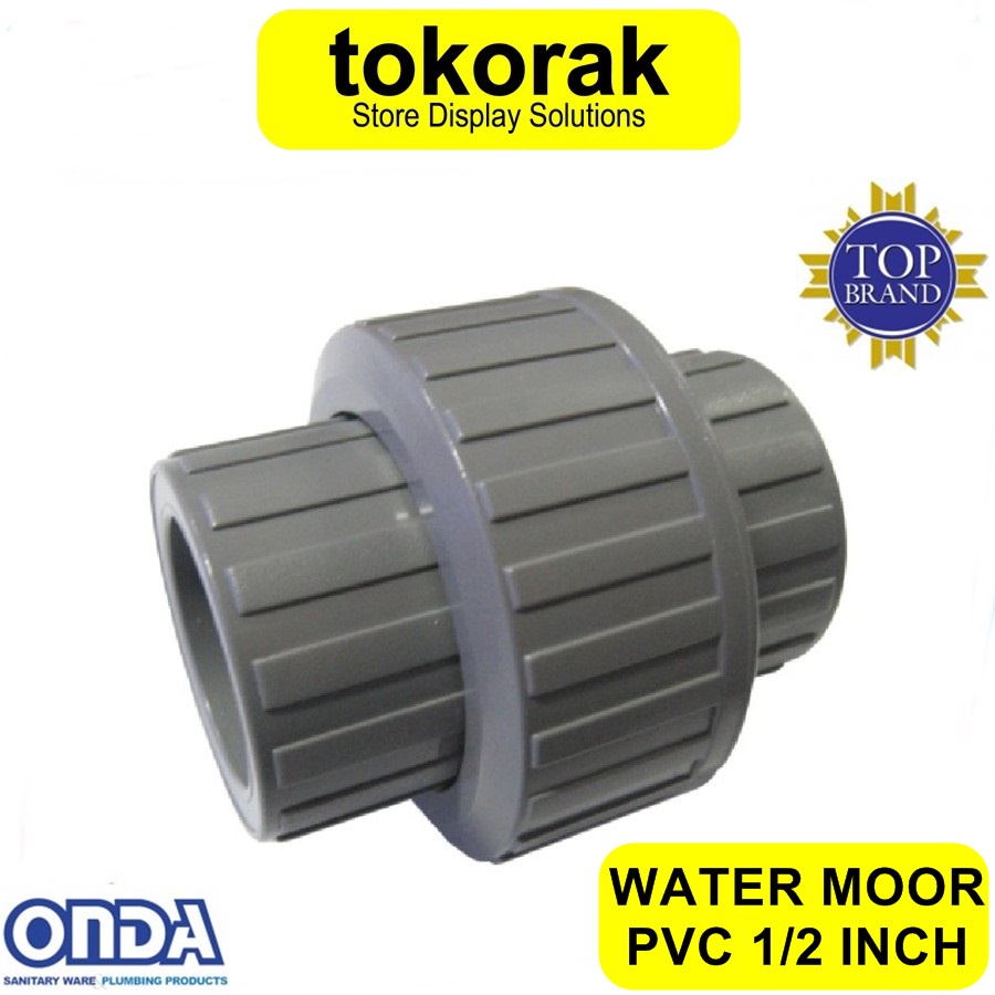 WATER MUR MOOR 1/2 INCH POLOS ONDA UNION SOCKET 1/2INCH PVC 1/2&quot;