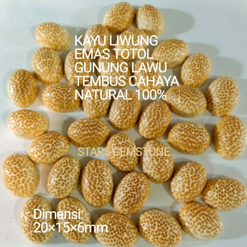 batu liwung kuning natural