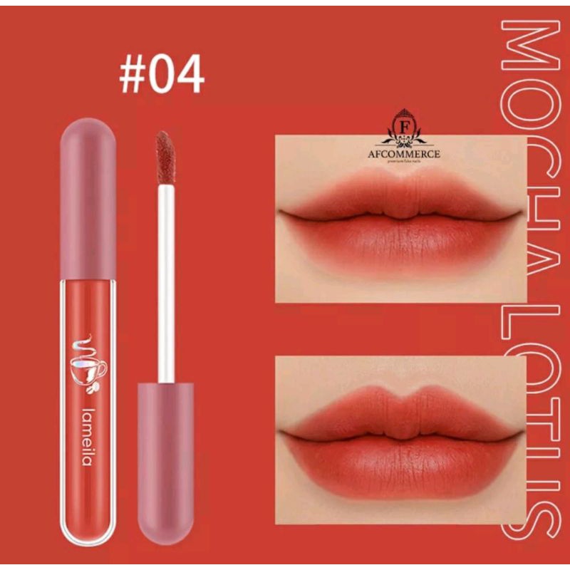 LAMEILA 1041 lipstick cair waterproof velvet lip glaze berkualitas