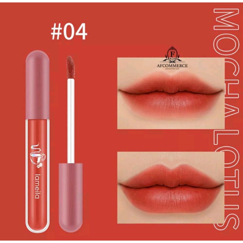 LAMEILA 1041 lipstick cair waterproof velvet lip glaze berkualitas