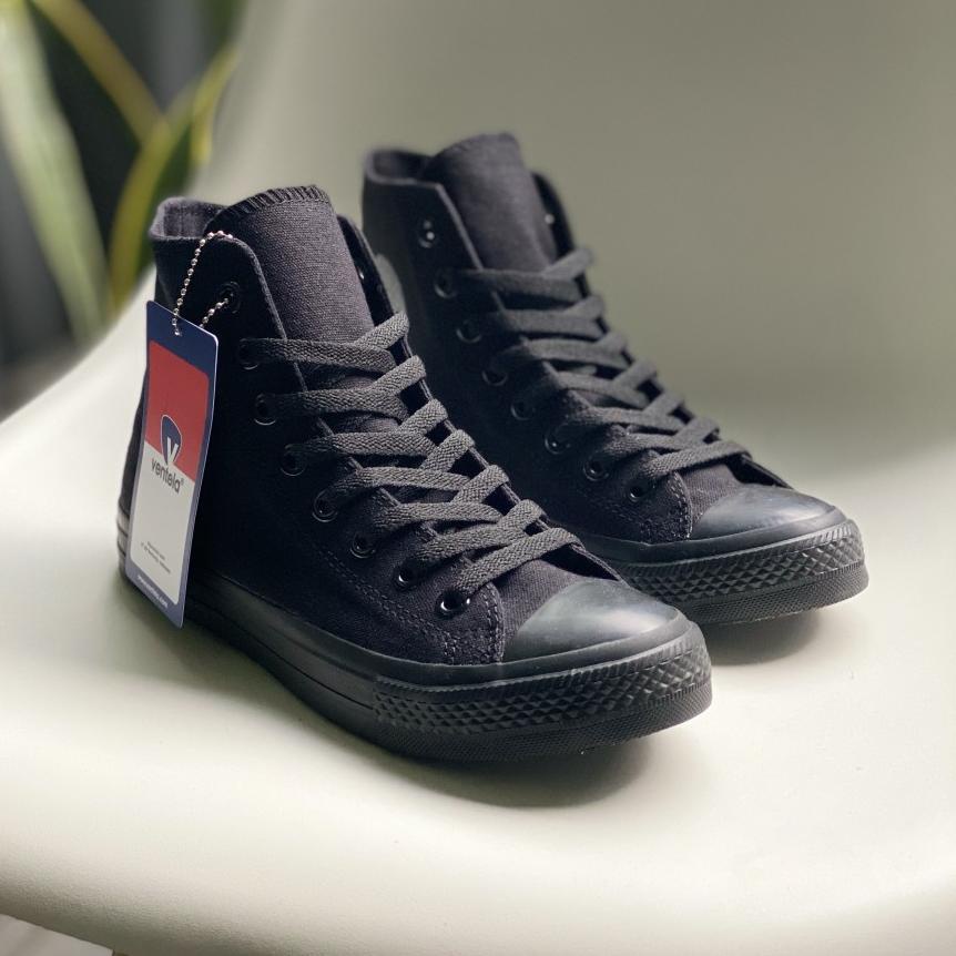 SKK.21De22т • Sepatu Ventela Ethnic All Black High Vantella Etnic 70s Full Black Vantela Shoes Ethni