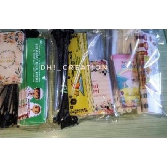 

㊮ (10x17) Paket Label snack Lebaran amplop jinjing angpau lebaran ㅂ