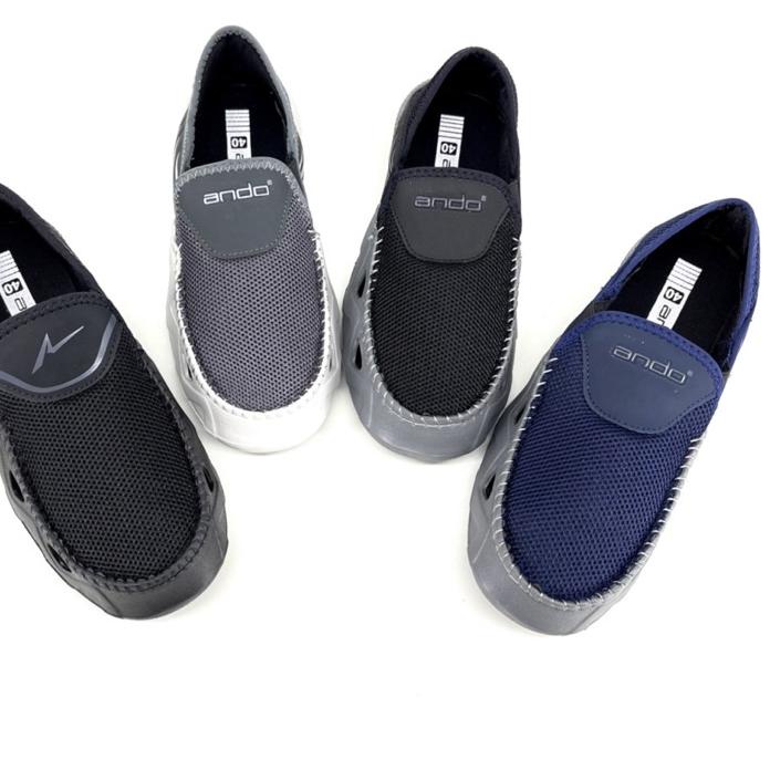 Sepatu Slip On Pria ANDO FLETCHER / SLATE / HAZZARD / METRICO (39-43)