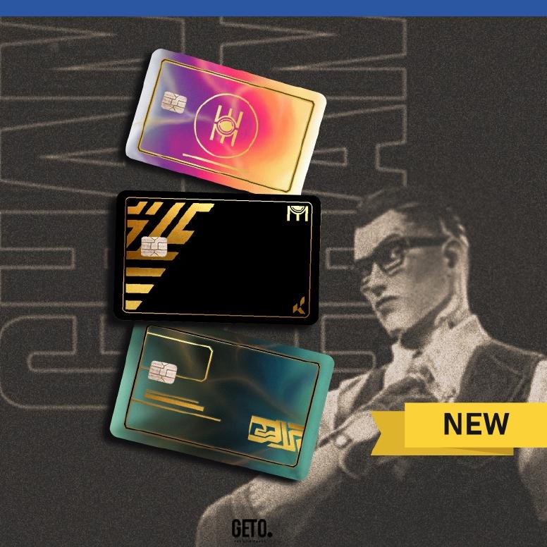 4.4 Product HOT Chamber Valorant Card Special Hologram  | GETO CARDS (Skin/Sticker kartu ATM)