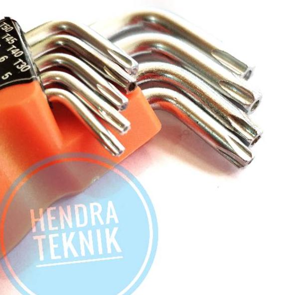 Hadir Meriah KUNCI L BINTANG PANJANG KUNCI L SET EXTRA LONG STAR KUNCI L STAR 9PCS K55