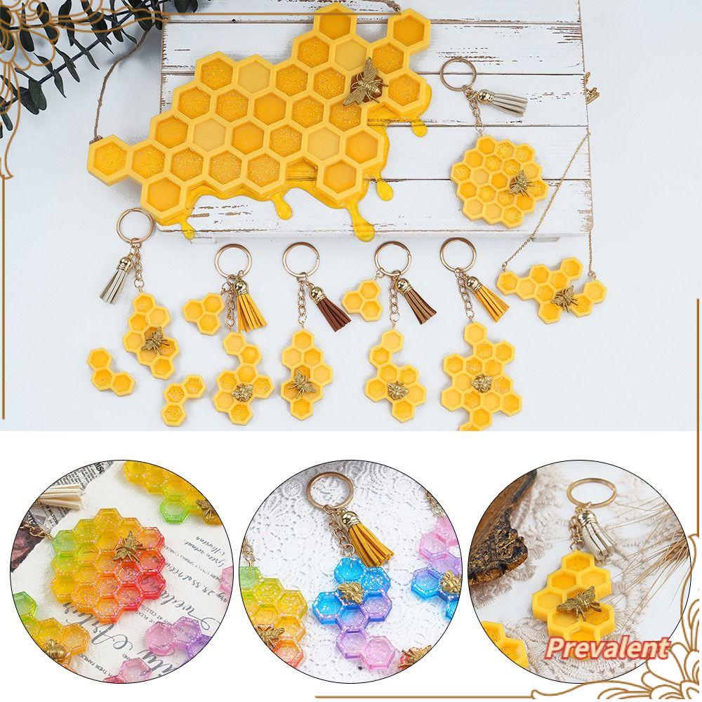 Preva Bee Honeycomb Shape mold Art Jewelry Making Alat Kalung Cetakan Resin