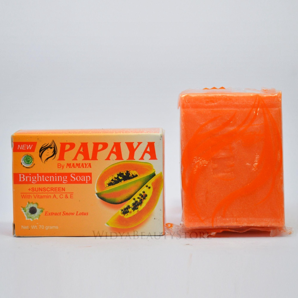 ✿ELYSABETHME✿ Papaya pepaya sabun brightening pemutih dan melembabkan kulit orange