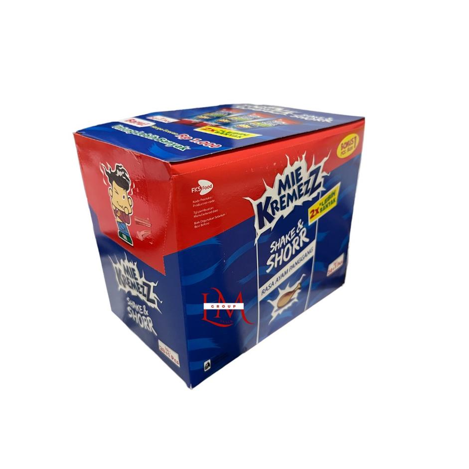

[PRODUK 6KDZC] Mie Kremezz Shake & Shorr 1000 1 Box Isi 20+1 pcs @16gr QMK