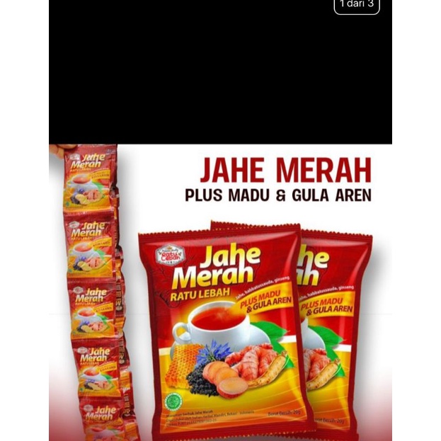 

Jahe merah amanah super dari ratu lebah