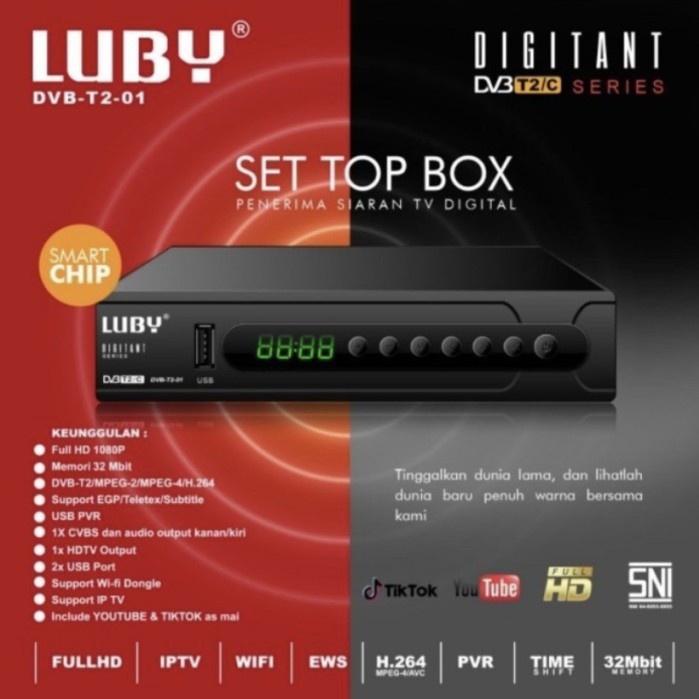 BISA COD Set Top Box TV Digital Luby /SET TOP BOX TV DIGITAL/SET TOP BOX MATRIX/SET TOP BOX TV