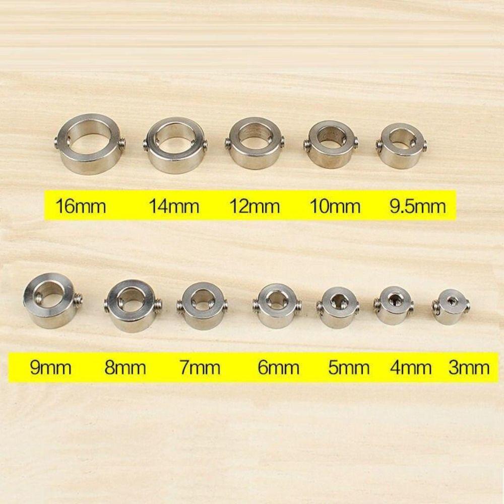 Lanfy Woodworking Drill Stop Collar Set Drill Locator Tool 3mm-16mm Woodworking Mata Bor Locator Limit Ring Spacing Ring Locator Alat Pertukangan Aksesoris Ring Drill Locator