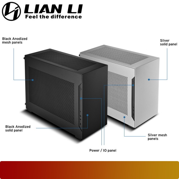 LIAN LI A4H2O | 11-Liter Small Form Factor Case - Silver
