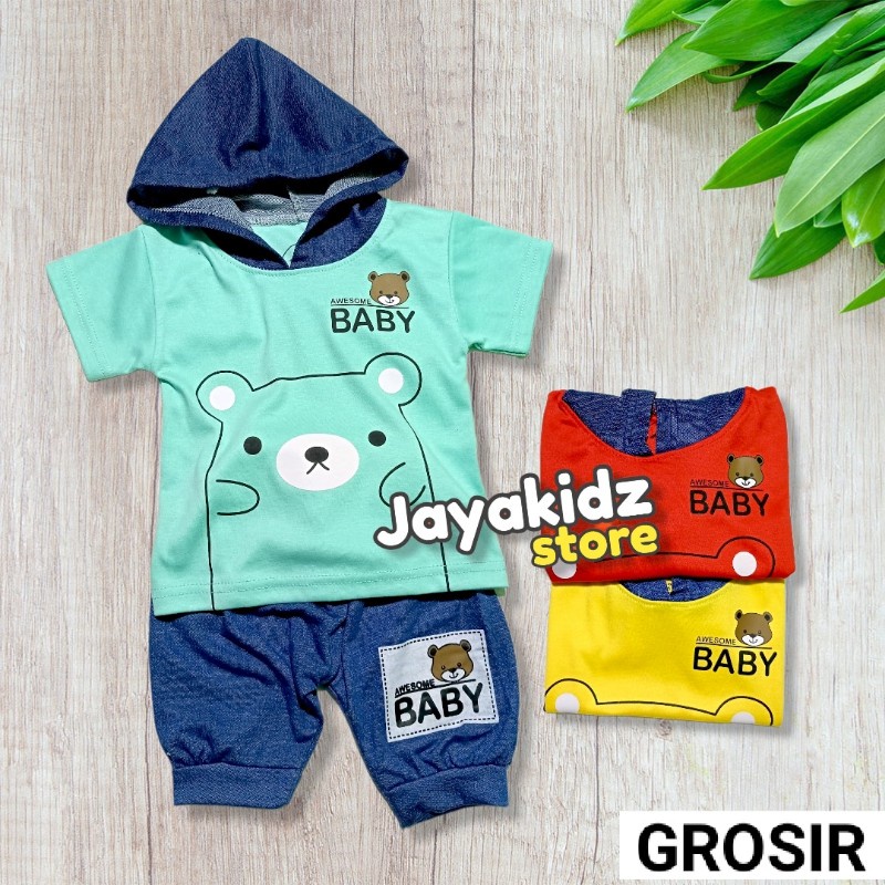 GROSIR JVC KIDS Set Hodie Baju Bayi Supplier Anak Murah Jayakidz