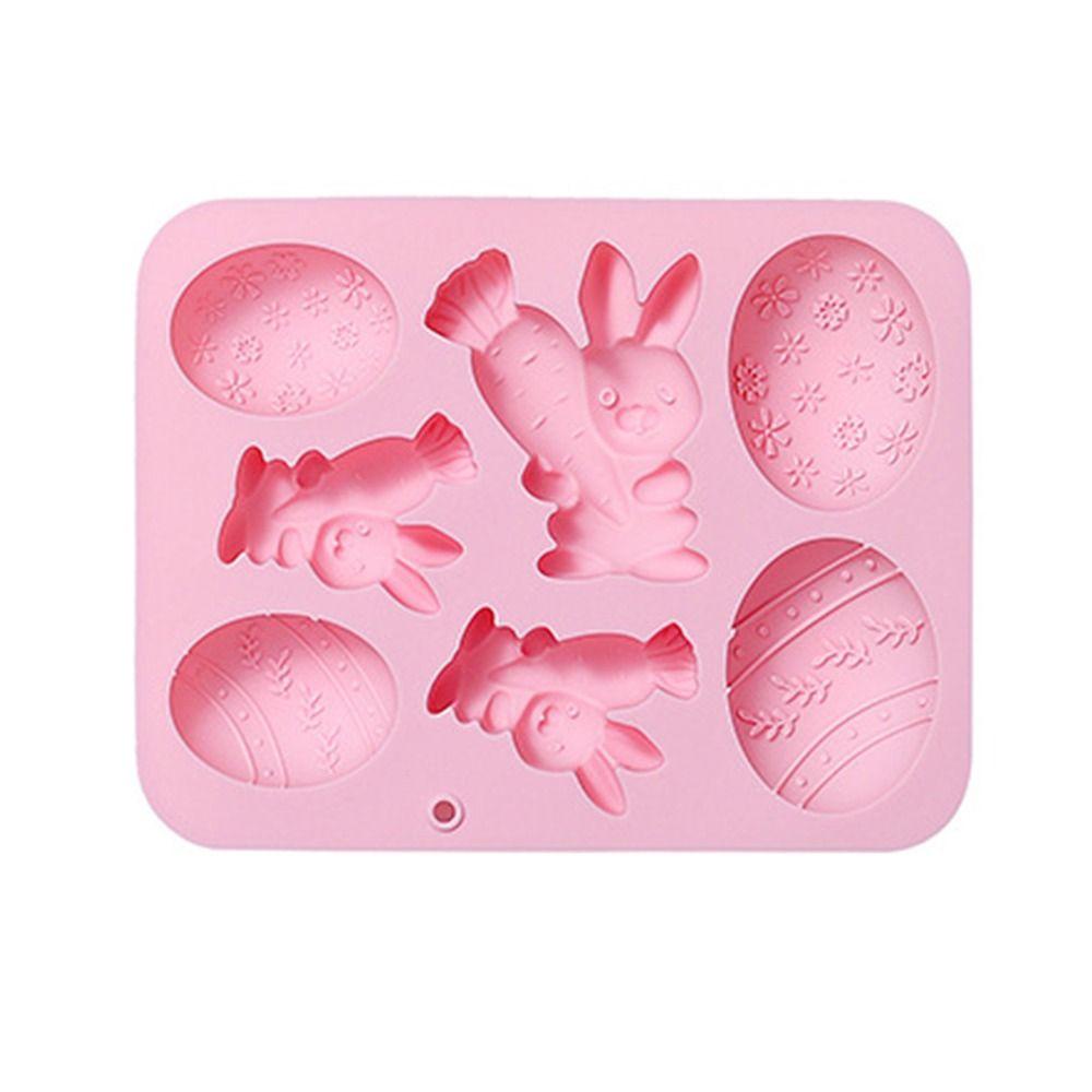 Preva Easter Cetakan Silikon Handmade Soap Mold Dekorasi Liburan 8rongga