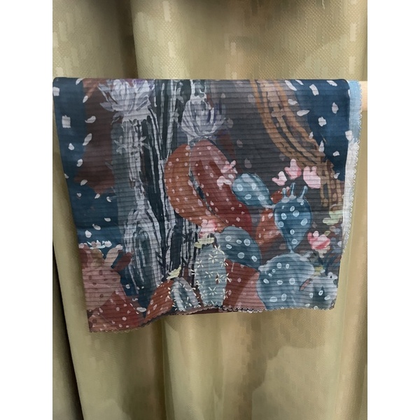 preloved buttonscarves opuntia series (russet)