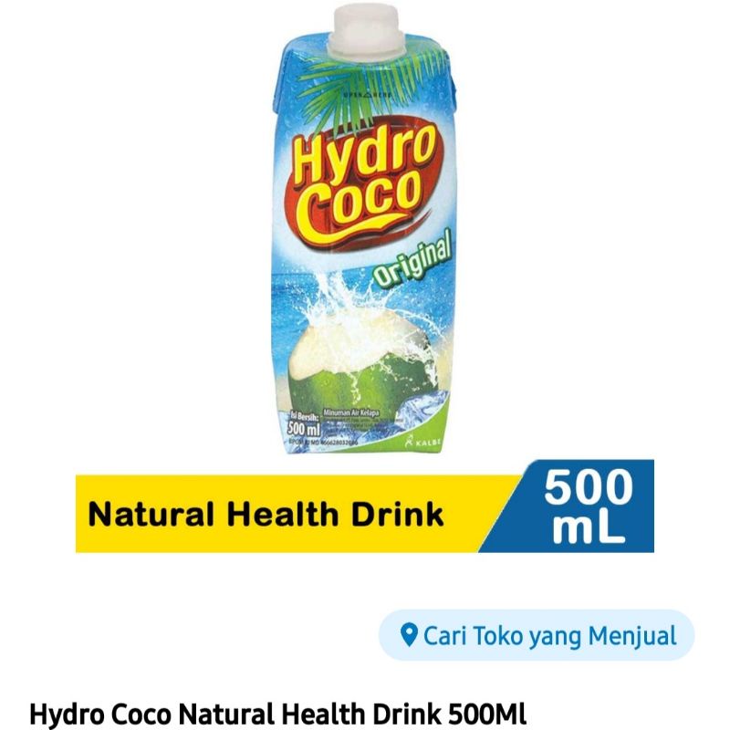 

Hydro coco 500 Ml