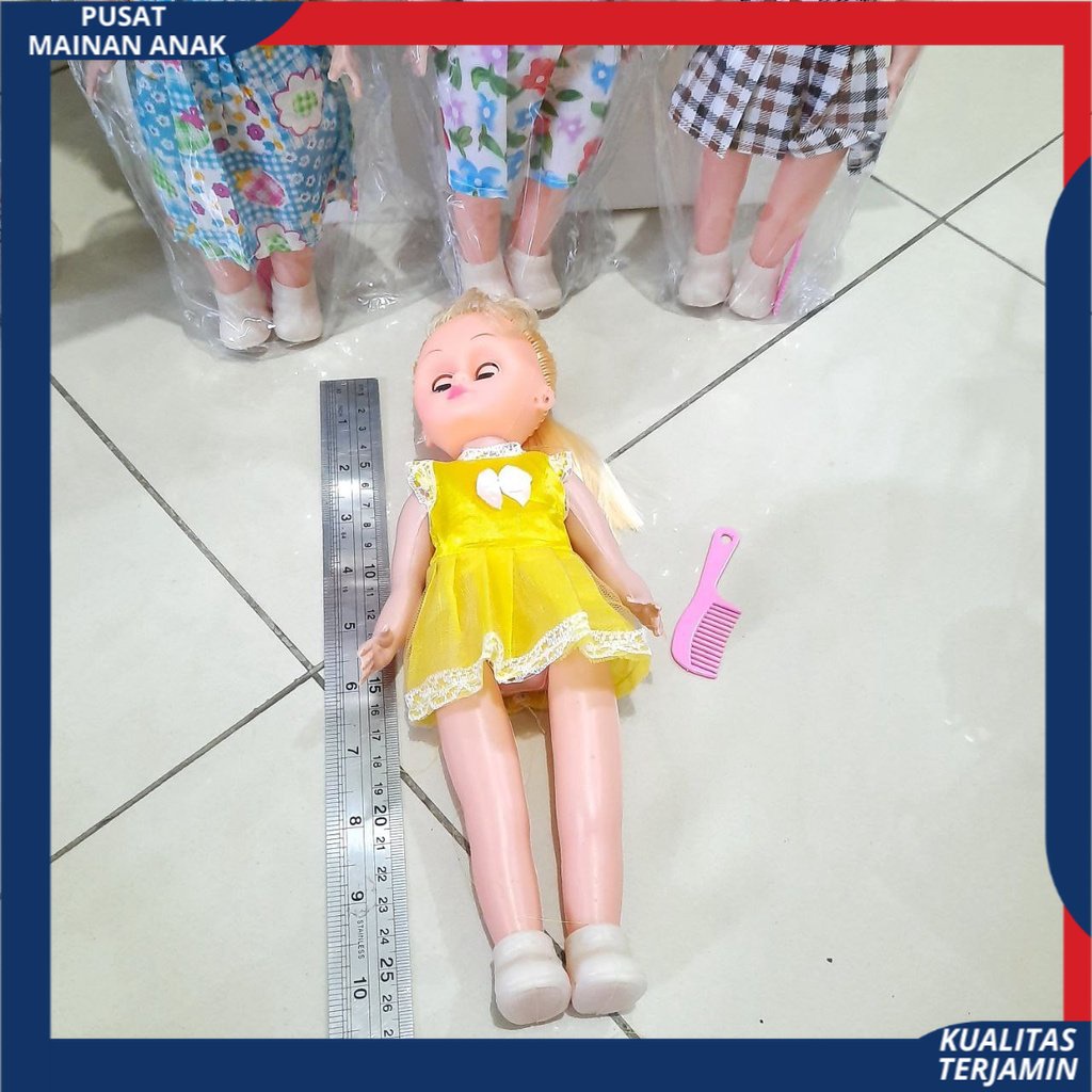 MAINAN ANAK PEREMPUAN BONEKA BERSUARA DAN BERLAMPU ADA SISIR DAN BERSUARA