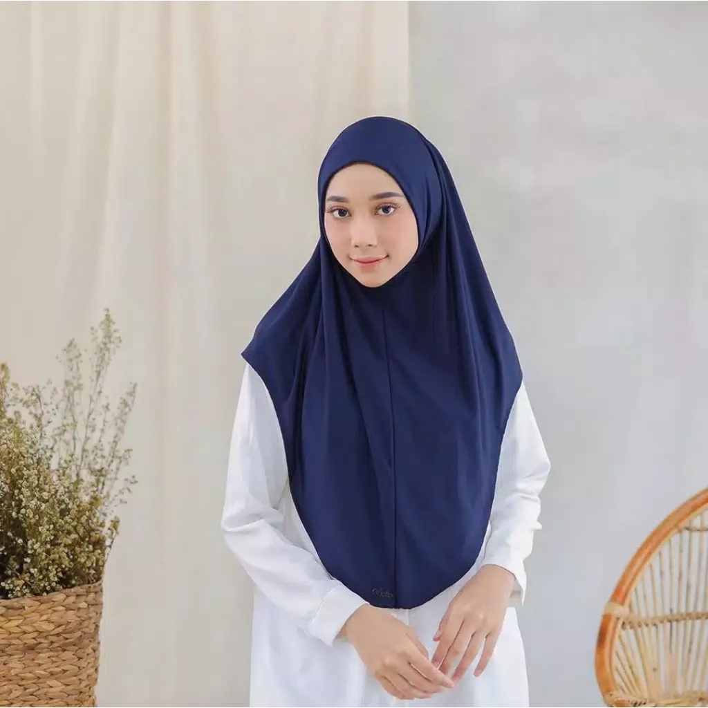 HIJAB BERGO ZAIDA MALAY NON PET PREMIUM VIQAST BERGO INSTAN ZAIDA SYIRIA POLOS JILBAB INSTAN PINGUIN KERUDUNG INSTAN