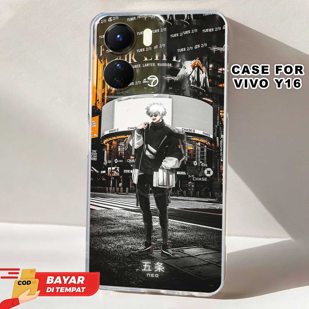 Case VIVO Y16 Casing CLEAR CASE Terbaru [ GOJO ] - Sarung hp VIVO- Case hp VIVO - Casing hp VIVO - K
