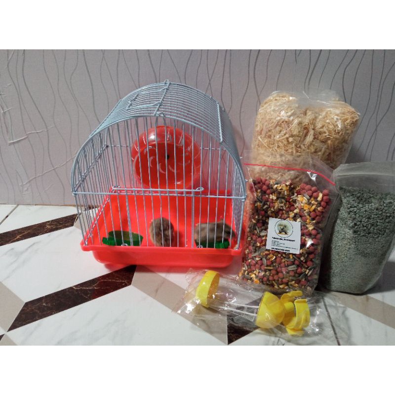 Paket hamster winter argente/tiger/golden