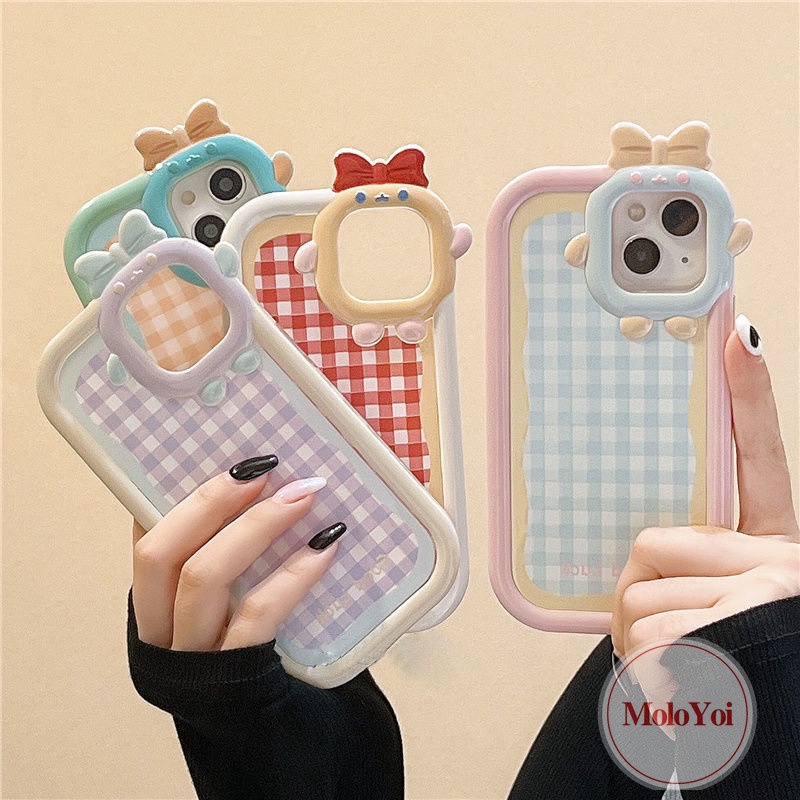 Soft Case Motif Kartun Monster Kecil 3D Untuk iPhone 11 13 14 12 Pro MAX 7 8 7 6 6S 14 Plus XRX XS MAX SE