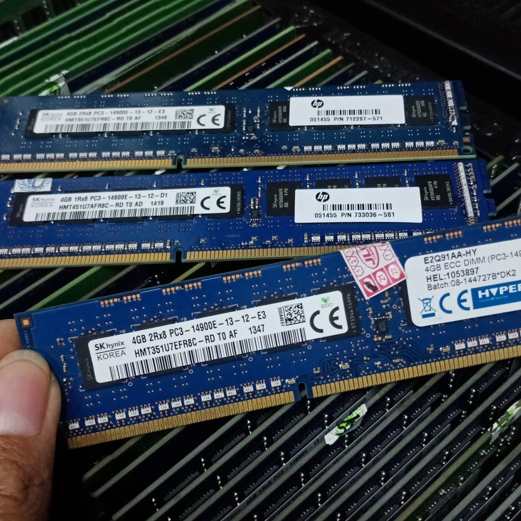 memory ram server 4gb ecc udimm ddr3 pc3-14900E for xeon skynyix Khusus pc server gak bisa untuk pc biasa