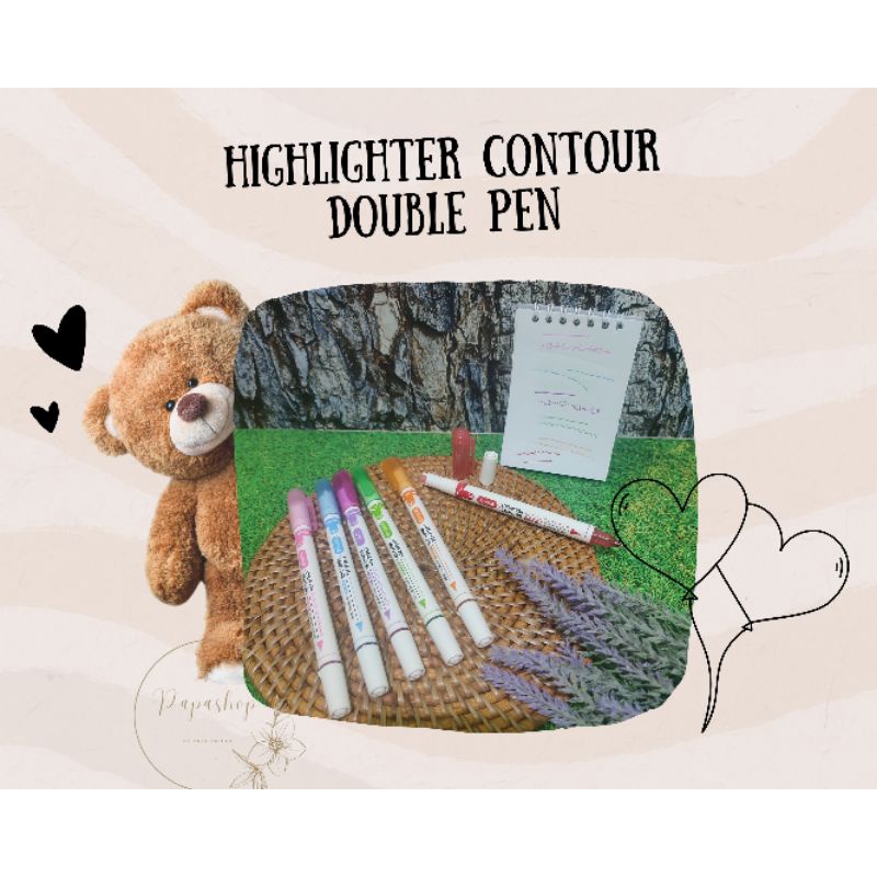 

Highlighter Contour Double pen (HARGA untuk 1 PCS)